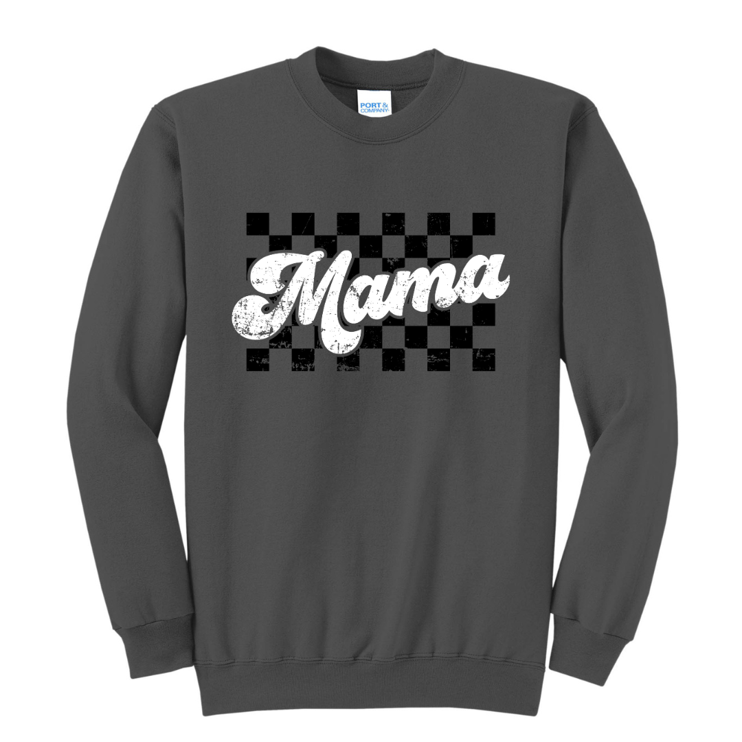 Crew Neck - Checker Mama