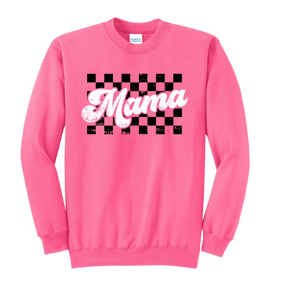 Crew Neck - Checker Mama