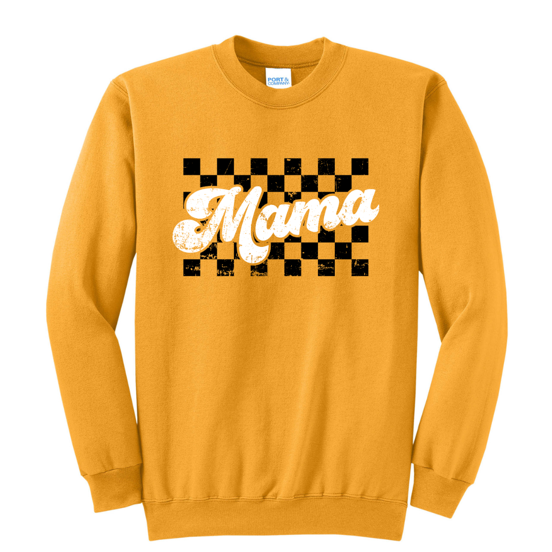 Crew Neck - Checker Mama