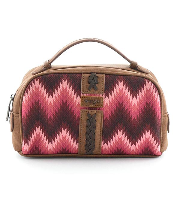 Wrangler Southwestern Print Cosmetic Bag