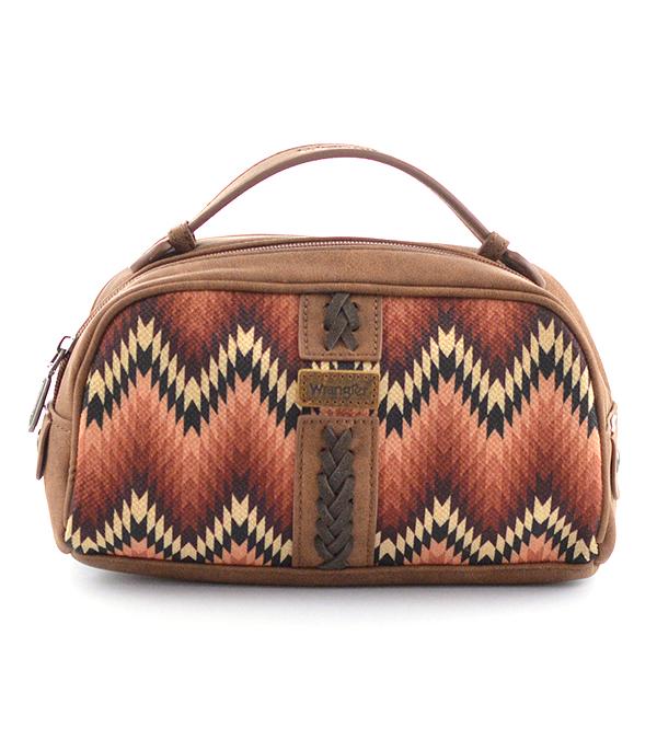 Wrangler Southwestern Print Cosmetic Bag