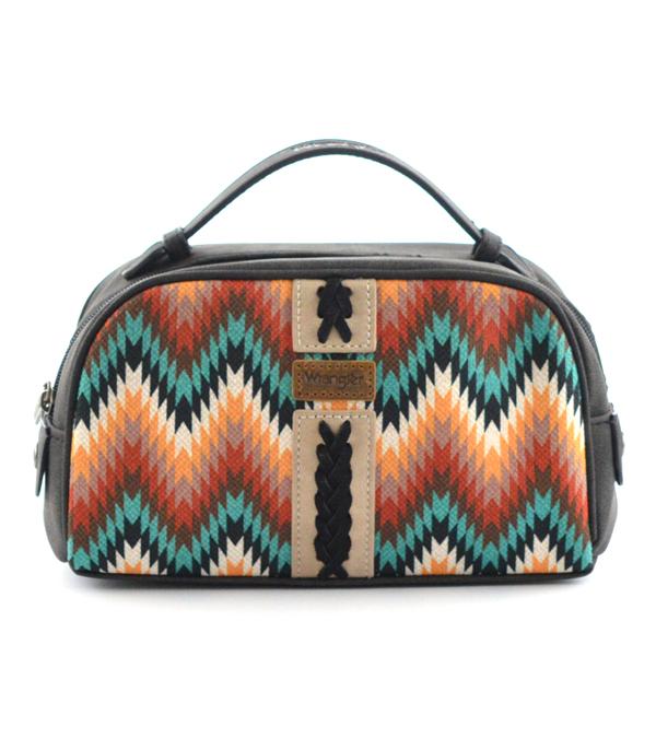 Wrangler Southwestern Print Cosmetic Bag