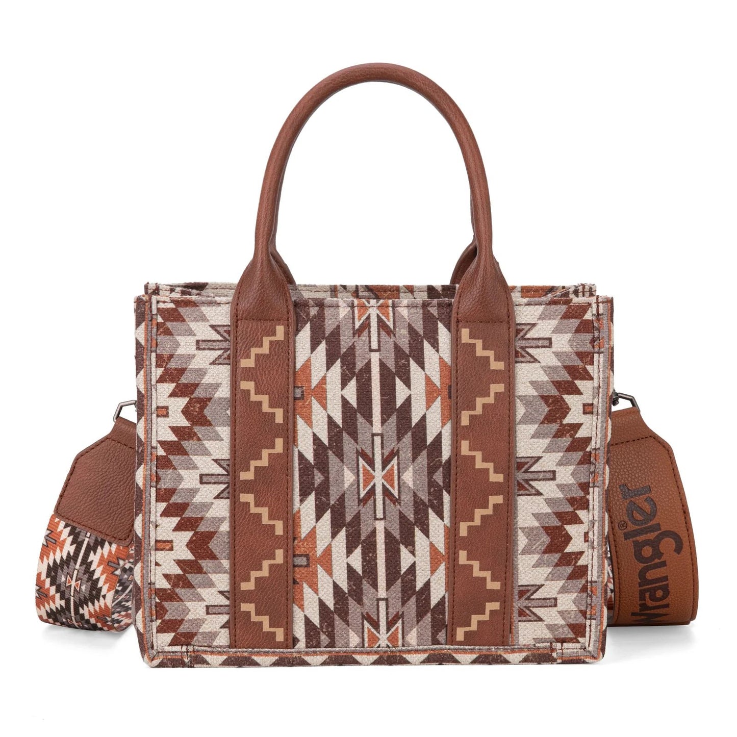 Wrangler Southwestern Pattern Dual-Sided Crossbody