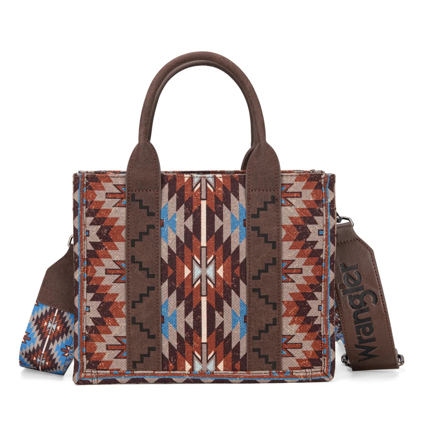 Wrangler Southwestern Pattern Dual-Sided Crossbody