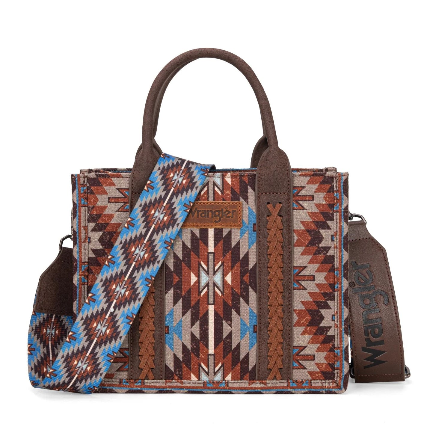 Wrangler Southwestern Pattern Dual-Sided Crossbody