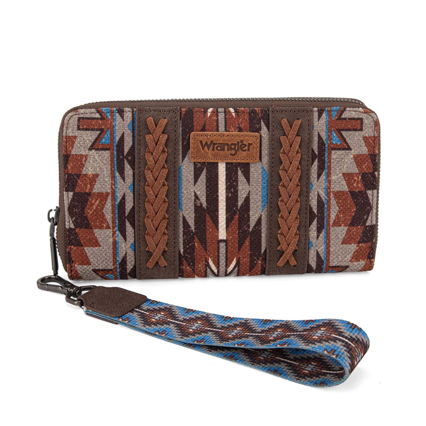 Wrangler Southwestern Art Print Zip Wallet