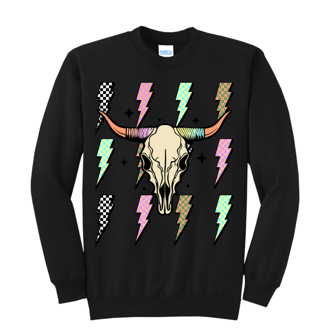 Crew Neck - Electric Heifer