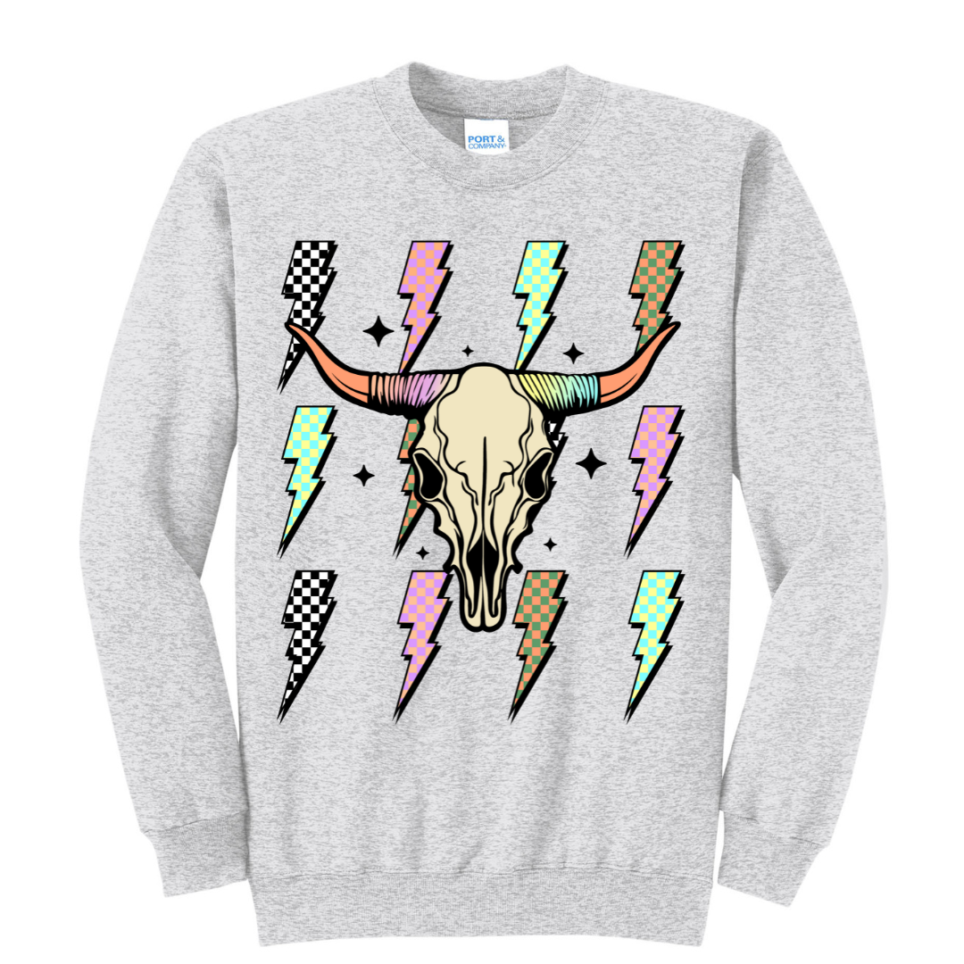 Crew Neck - Electric Heifer