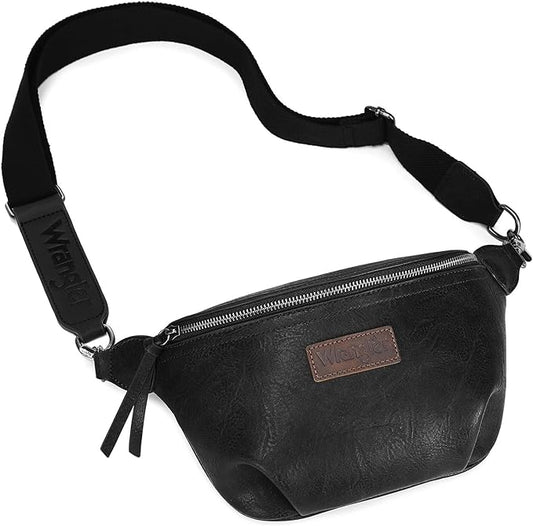 Wrangler Vintage Bum Bag - Black