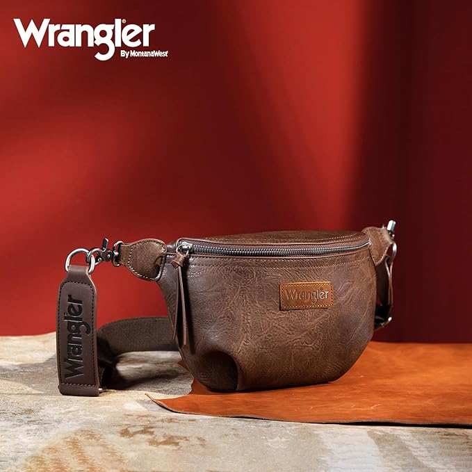 Wrangler Vintage Bum Bag - Coffee