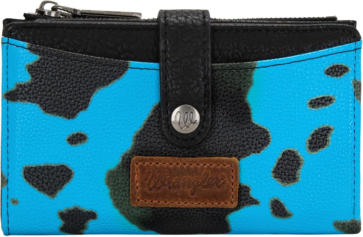 Wrangler Cow Print Snap Bi-Fold Wallet