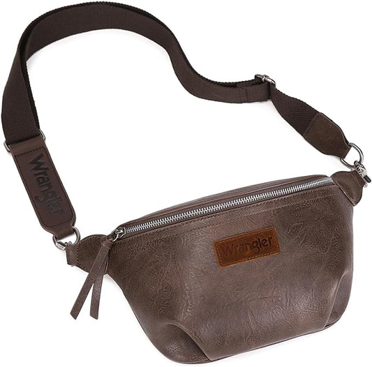 Wrangler Vintage Bum Bag - Coffee