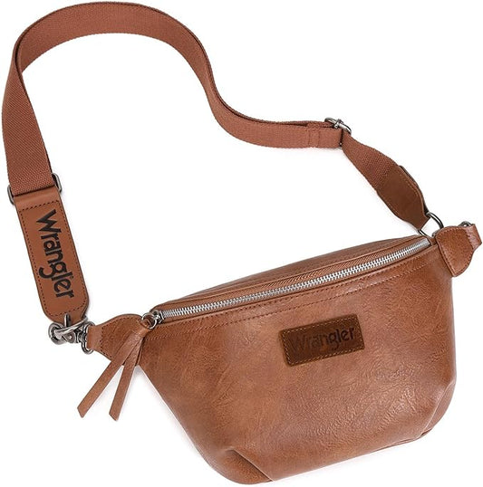 Wrangler Vintage Bum Bag - Brown