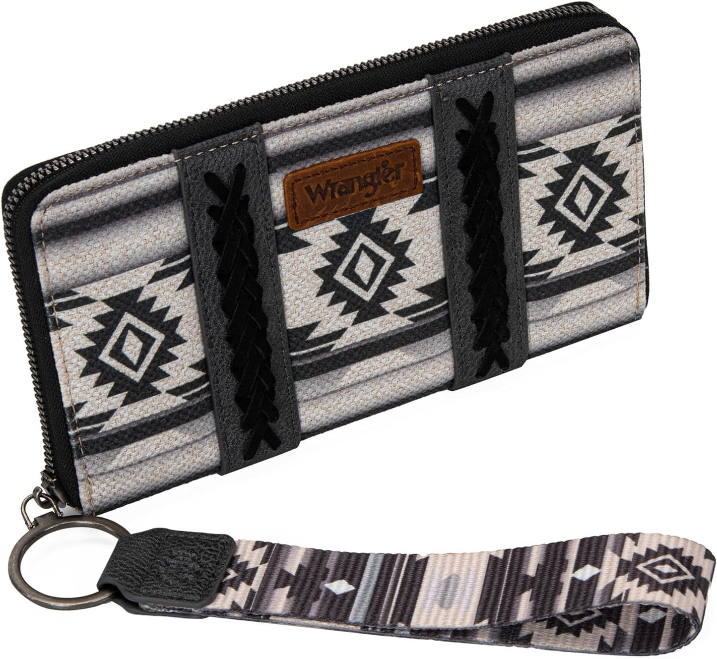 Wrangler Wallet Aztec Clutch Wristlet Wallet