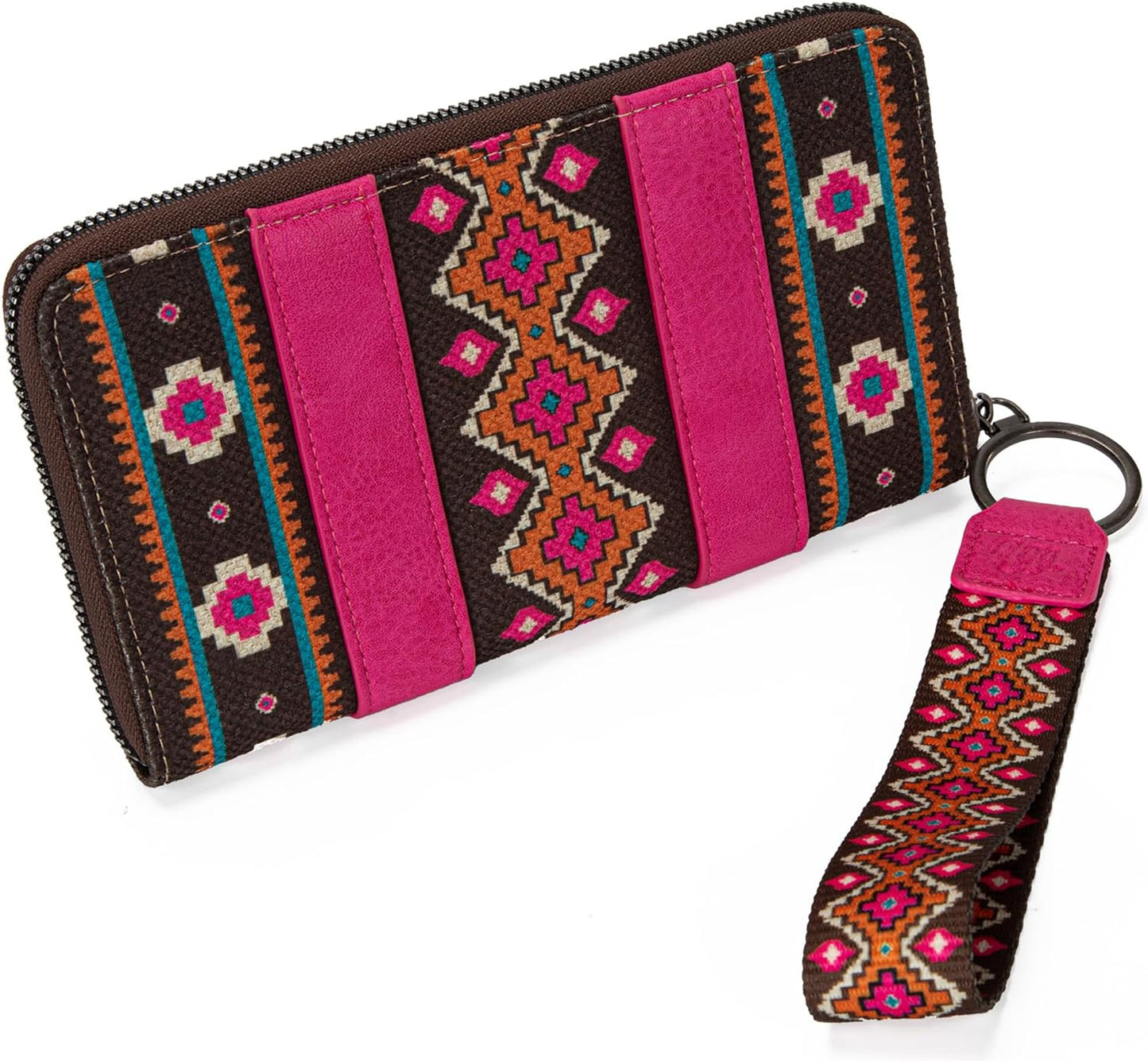 Wrangler Wallet Aztec Clutch Wristlet Wallet