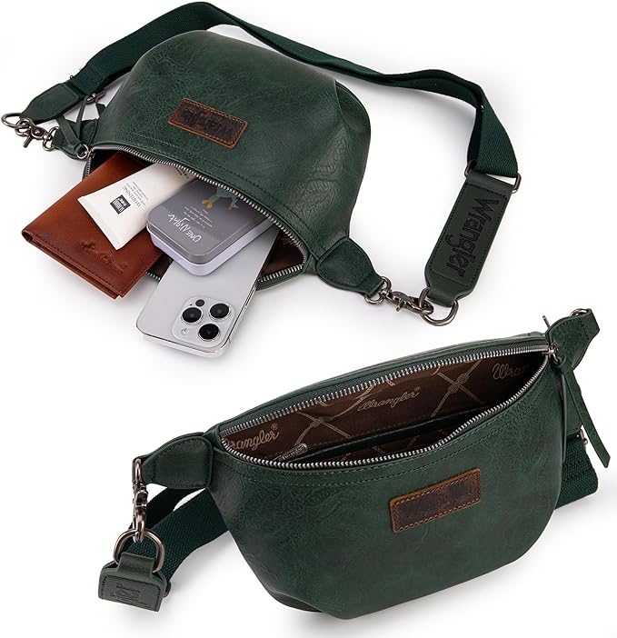 Wrangler Vintage Bum Bag - Green