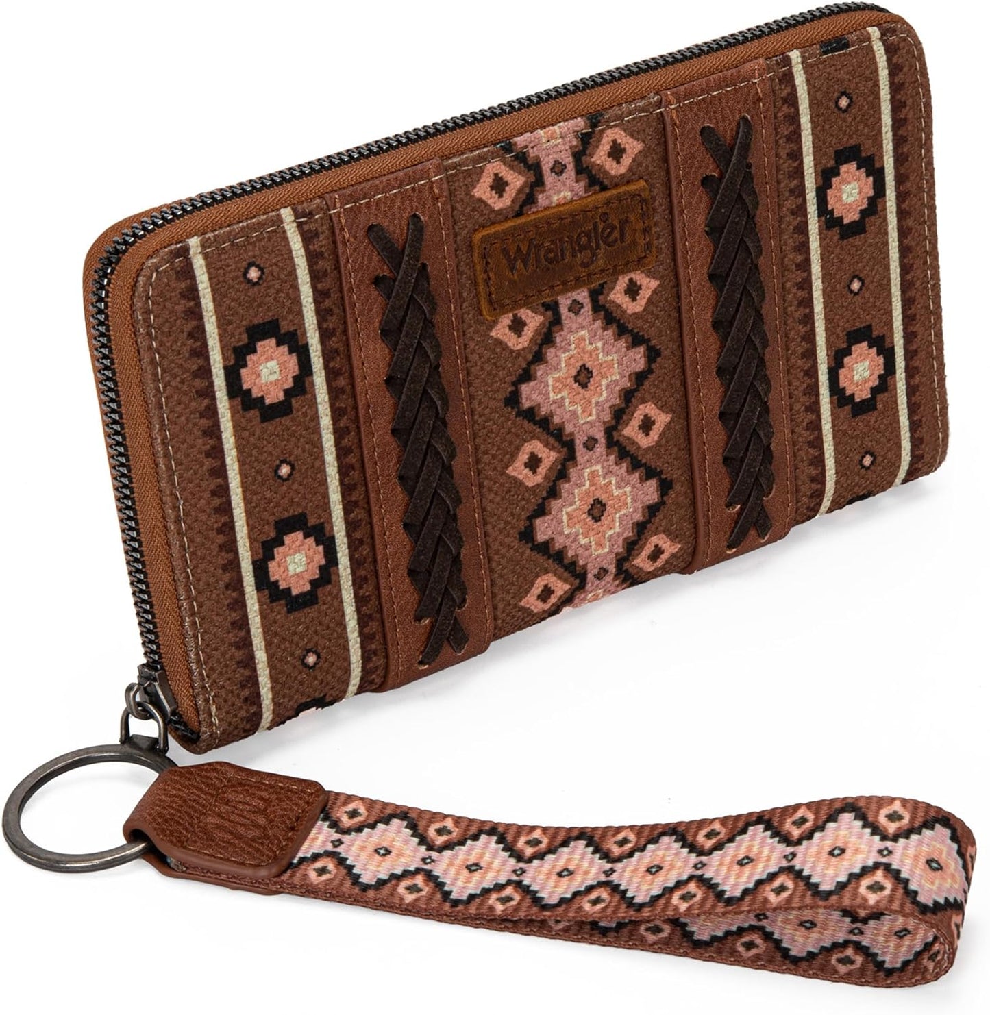 Wrangler Wallet Aztec Clutch Wristlet Wallet