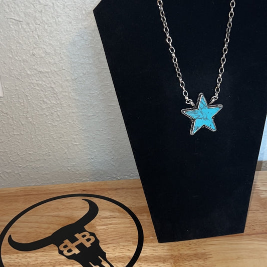 PRE-ORDER Turquoise Star Necklace