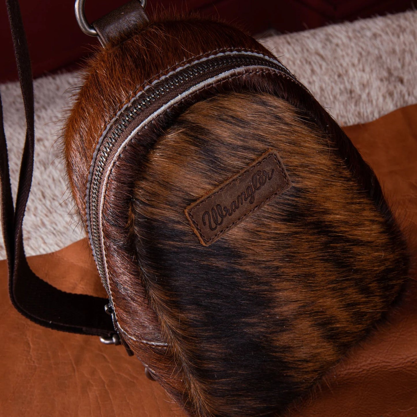 Wrangler Sling Bag - Cowhide - Coffee