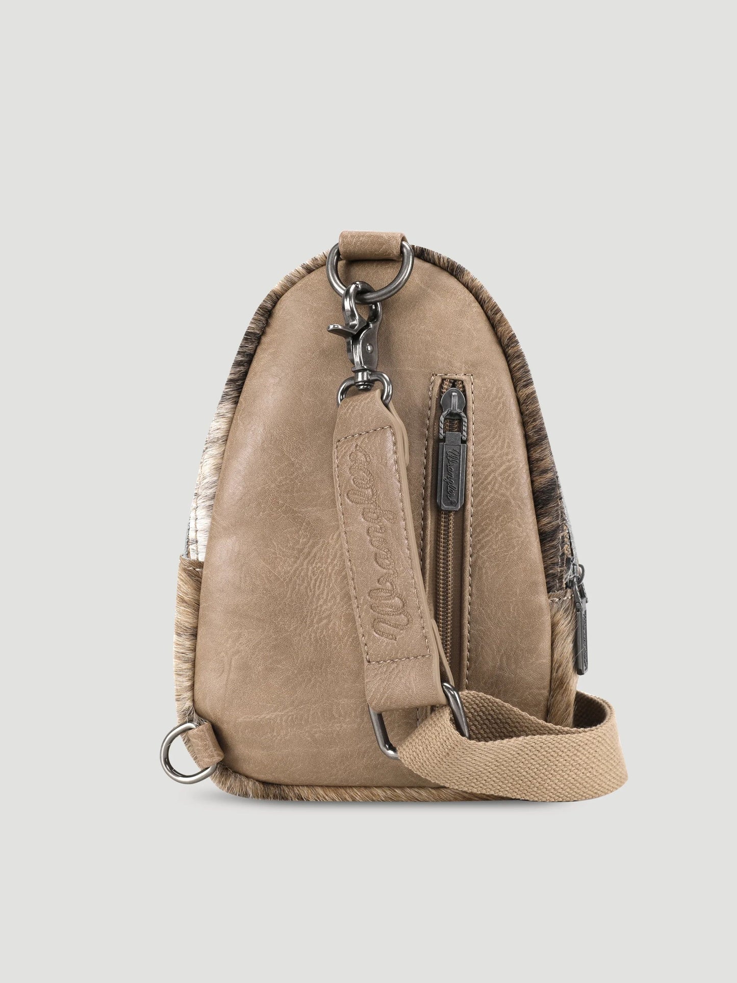 Wrangler Sling Bag - Cowhide - Khaki