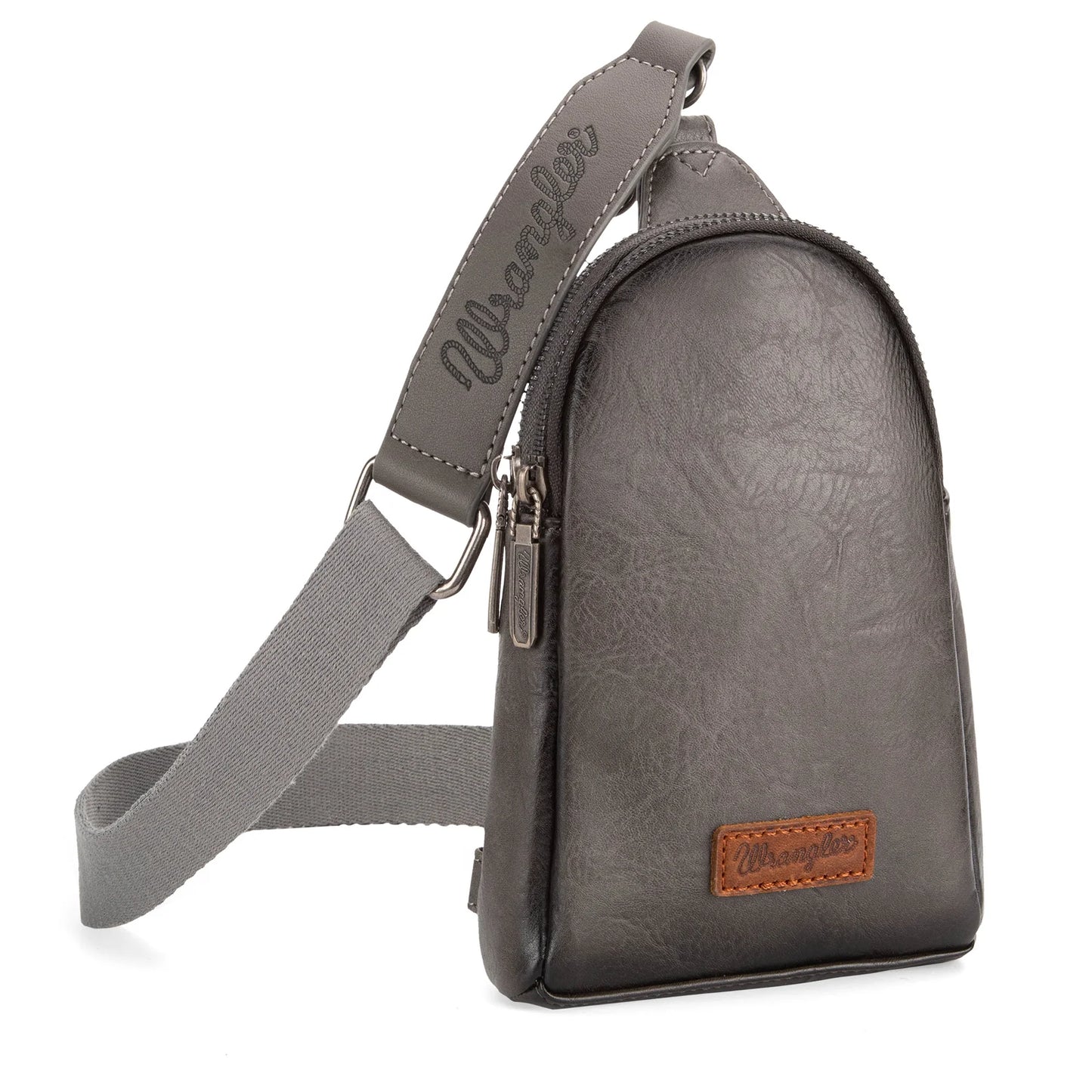 Wrangler Sling Bag - Grey (Distressed)