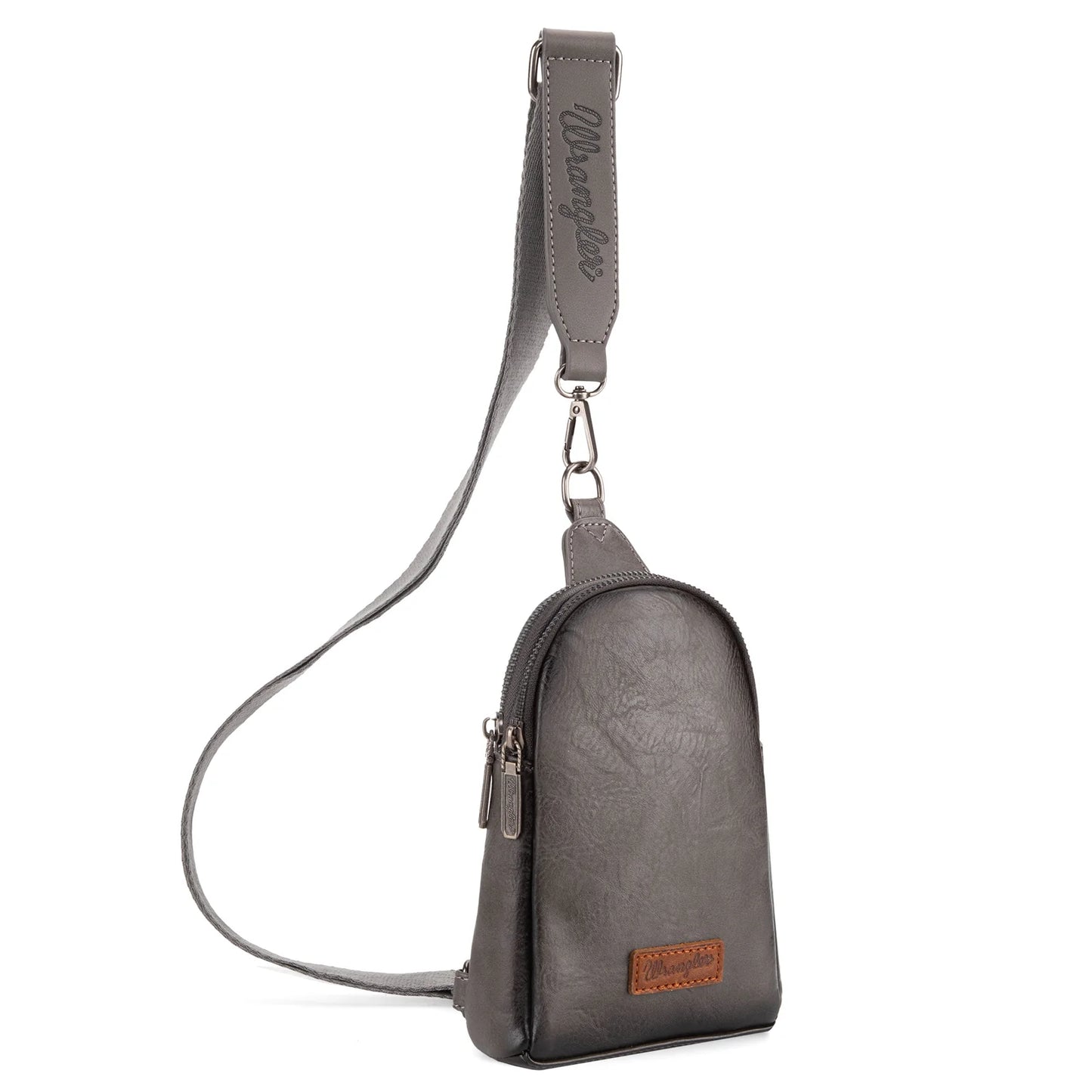 Wrangler Sling Bag - Grey (Distressed)