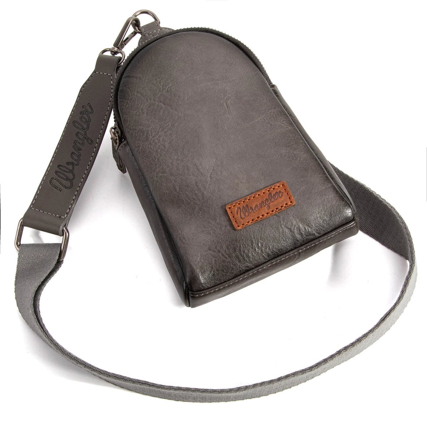 Wrangler Sling Bag - Grey (Distressed)