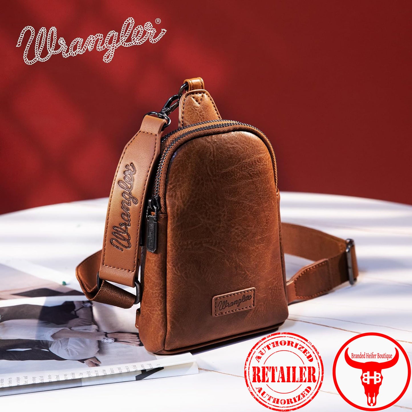 Wrangler Sling Bag - Brown