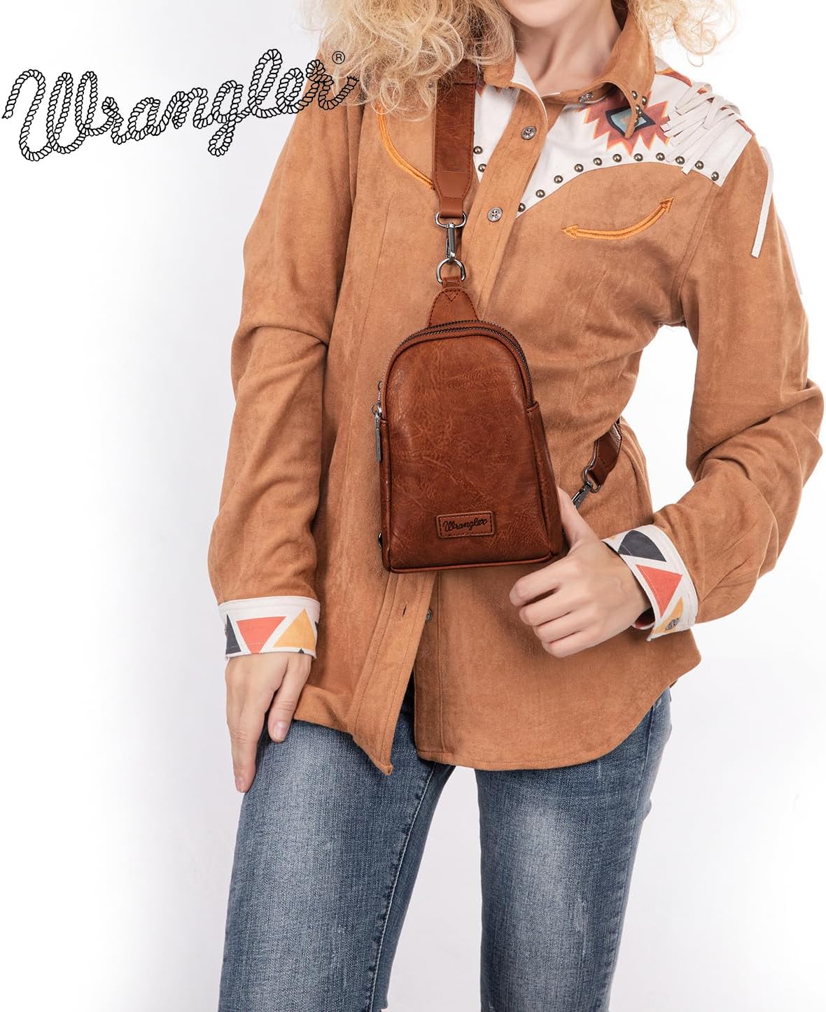 Wrangler Sling Bag - Brown