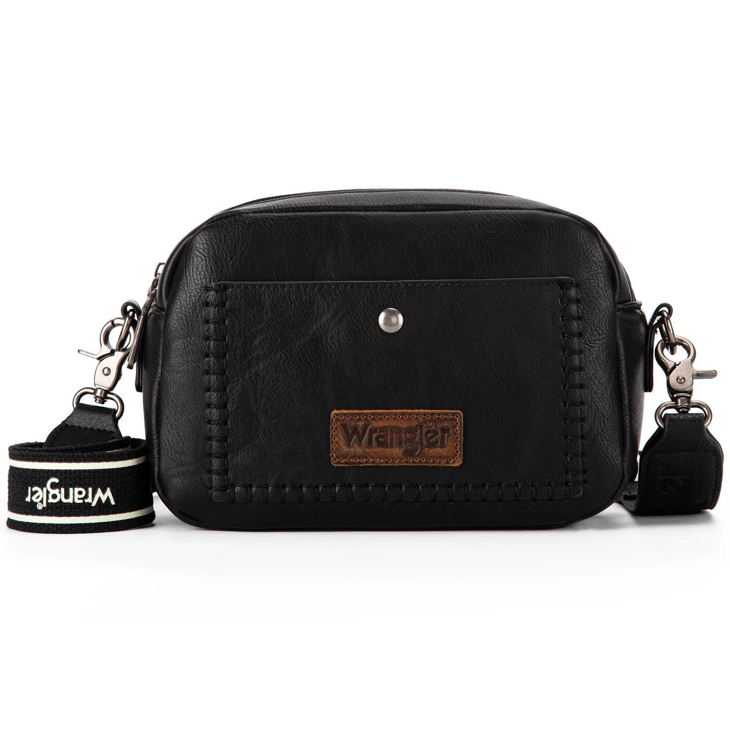 Wrangler Camera Crossbody Bag - Black