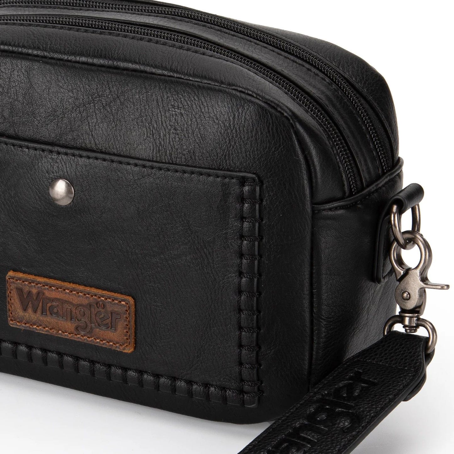 Wrangler Camera Crossbody Bag - Black