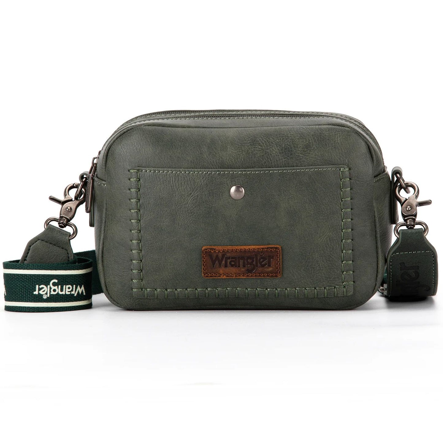 Wrangler Camera Crossbody Bag - Dark Green