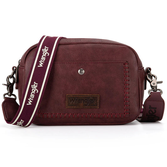 Wrangler Camera Crossbody Bag - Purple