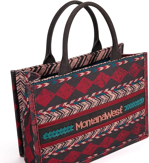 Montana West Boho Print Concealed Carry Tote/Crossbody