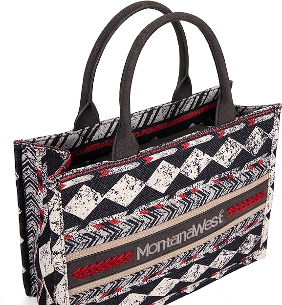 Montana West Boho Print Concealed Carry Tote/Crossbody