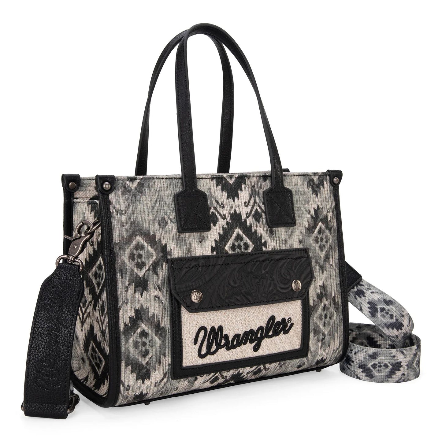 Wrangler Southwestern Pattern Dual Sided Print Concealed Carry Crossbody Collection