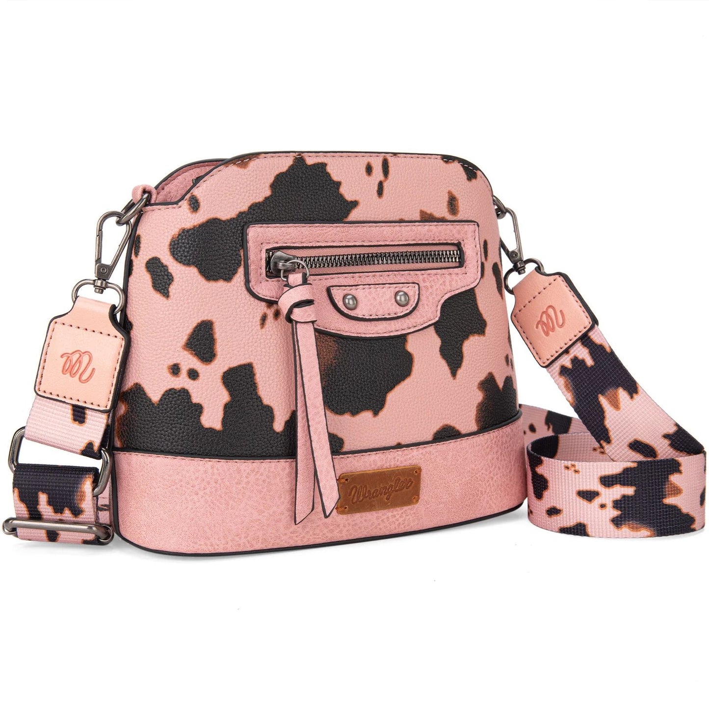 Wrangler Cow Print Crossbody Bag