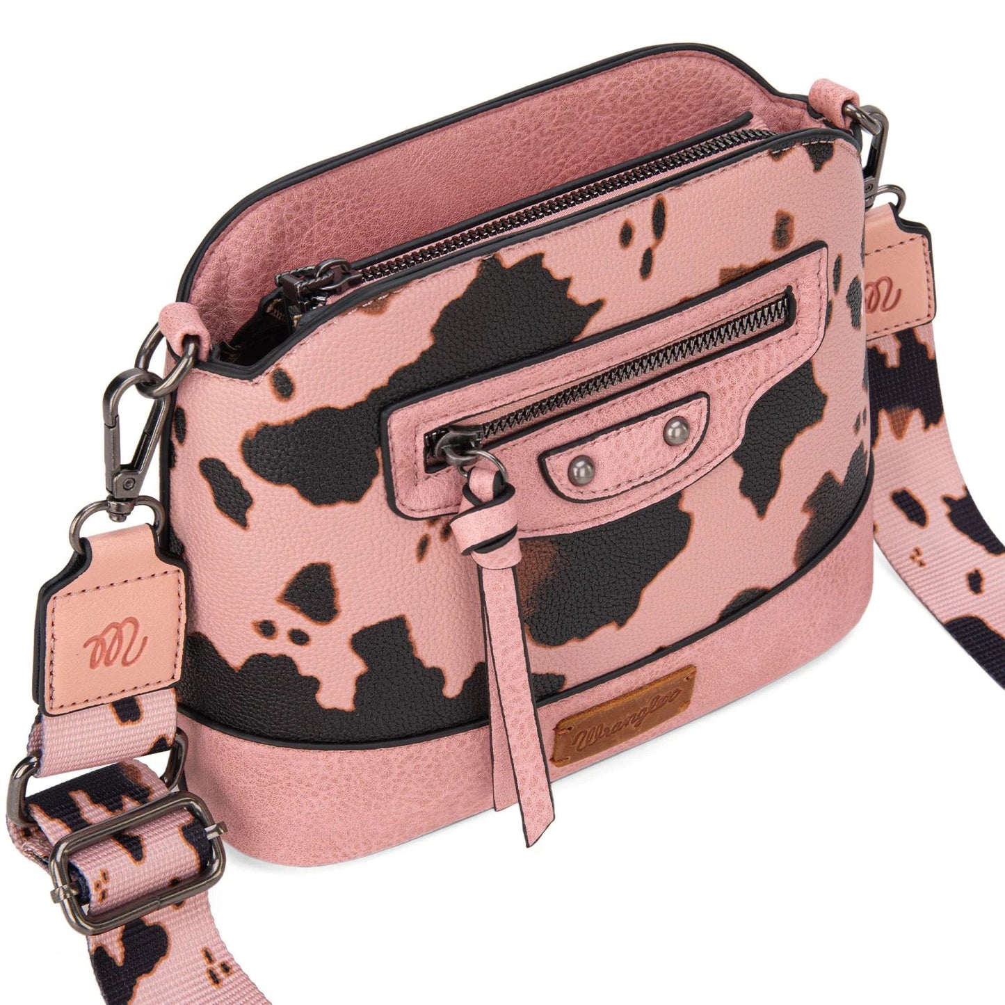 Wrangler Cow Print Crossbody Bag