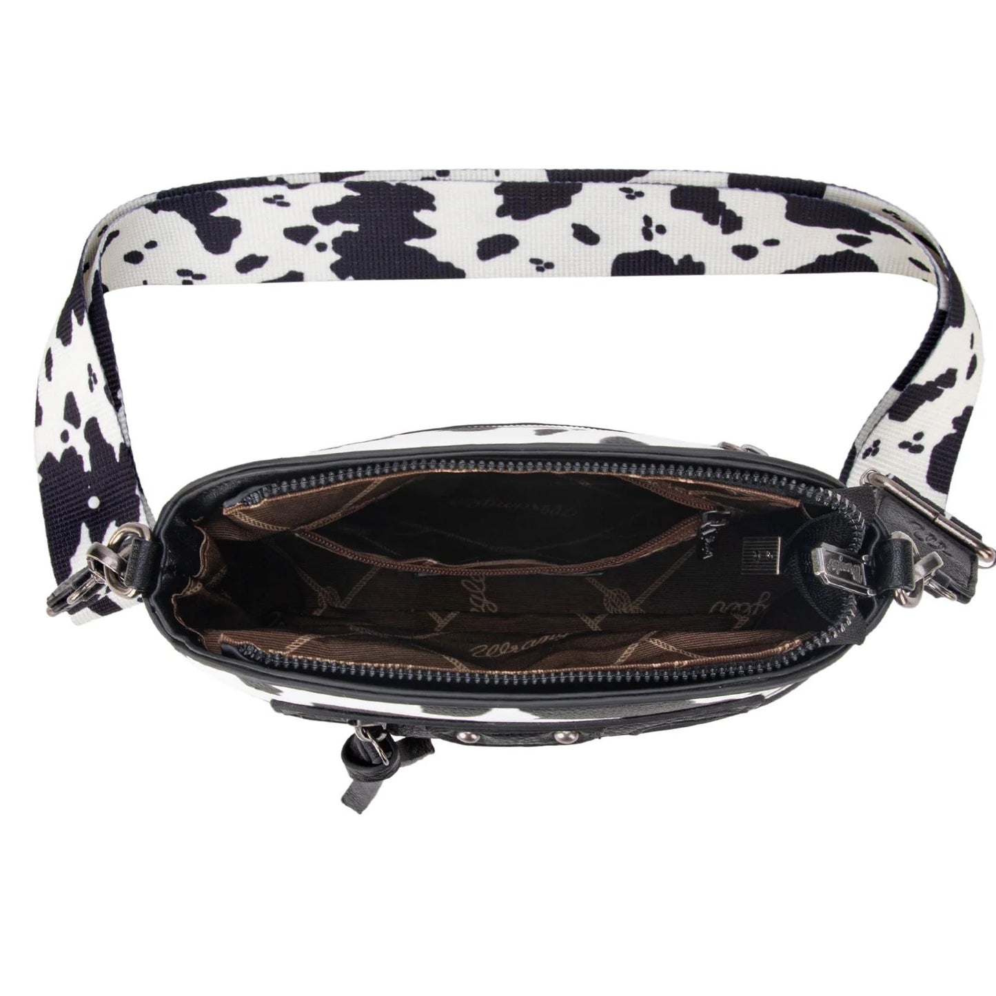 Wrangler Cow Print Crossbody Bag