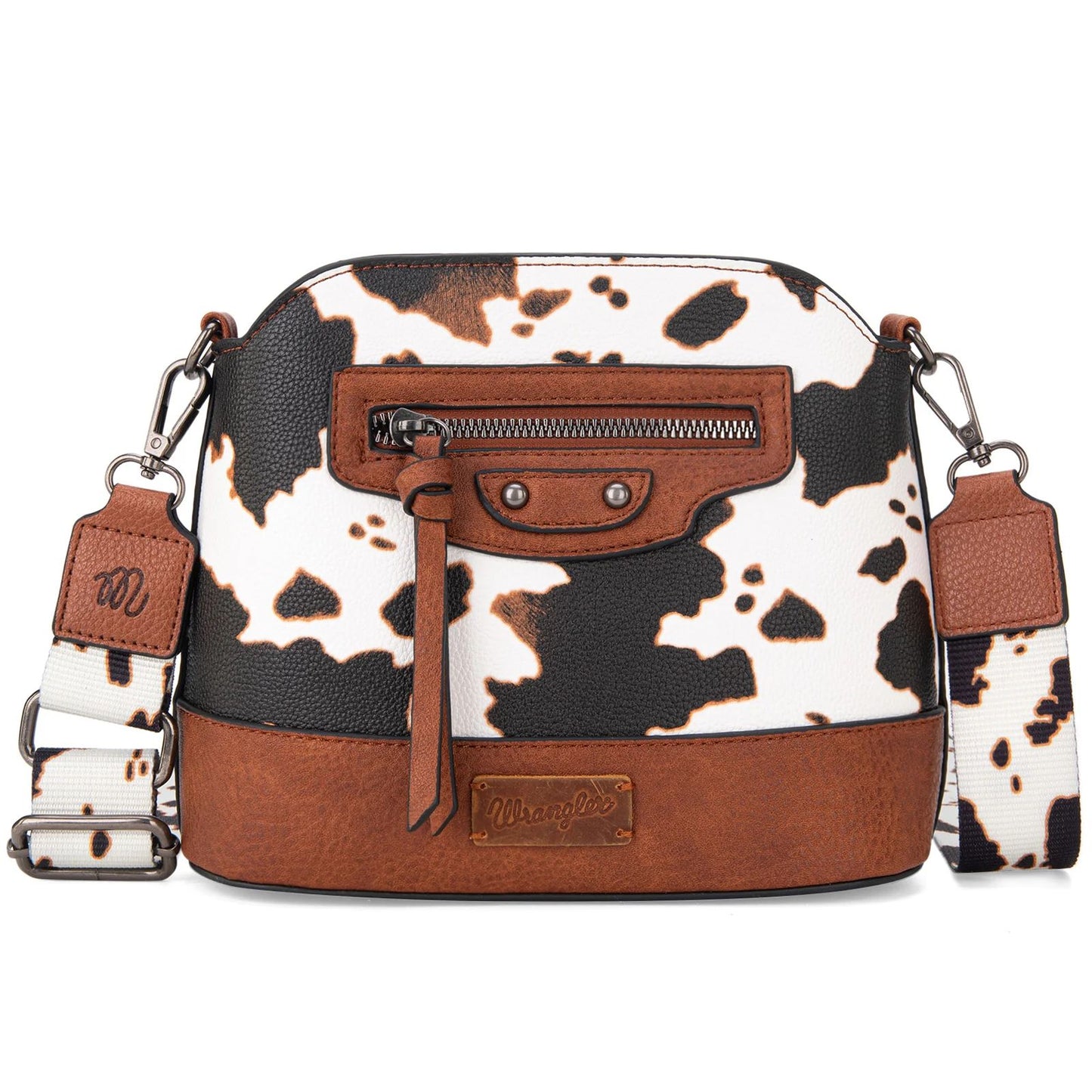 Wrangler Cow Print Crossbody Bag