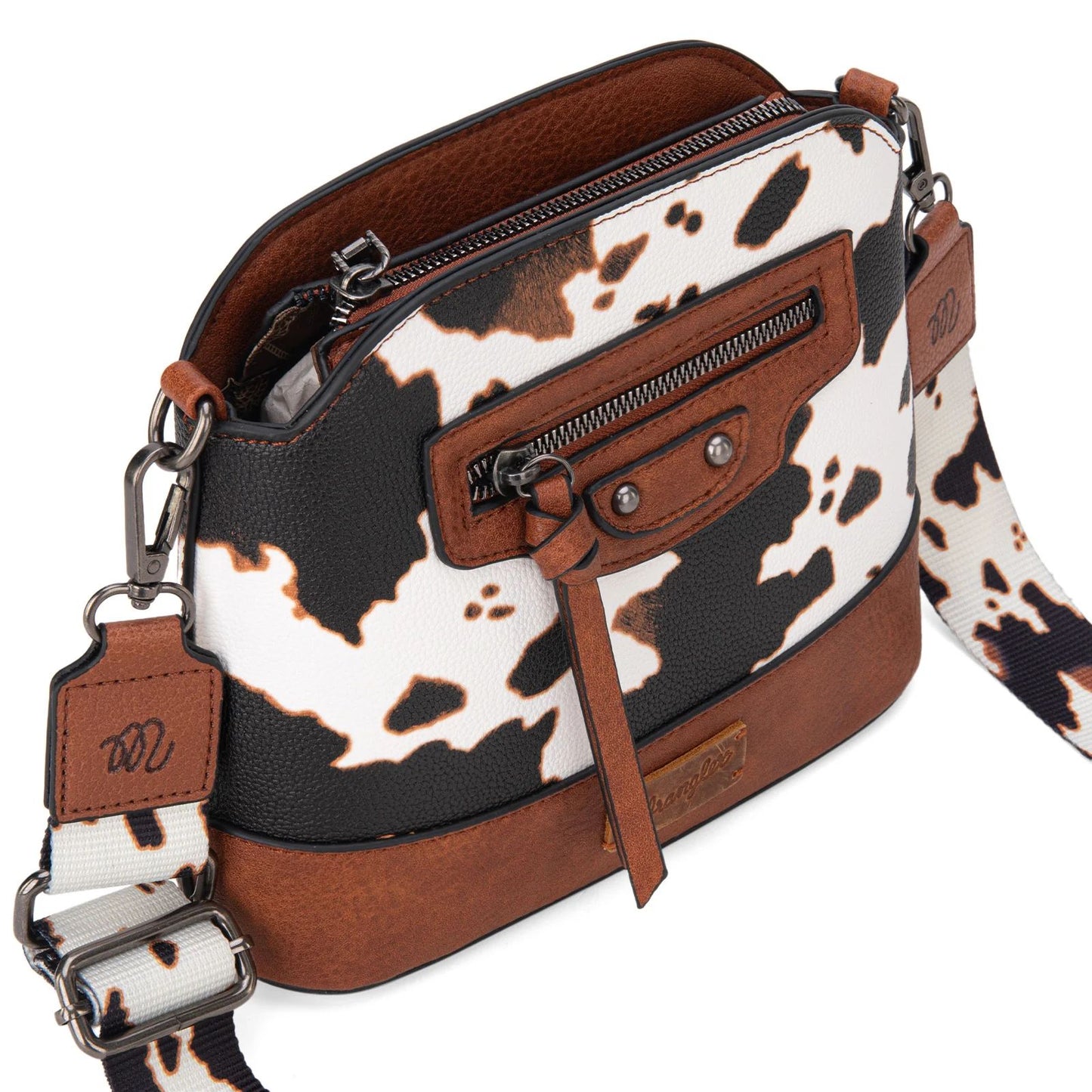 Wrangler Cow Print Crossbody Bag