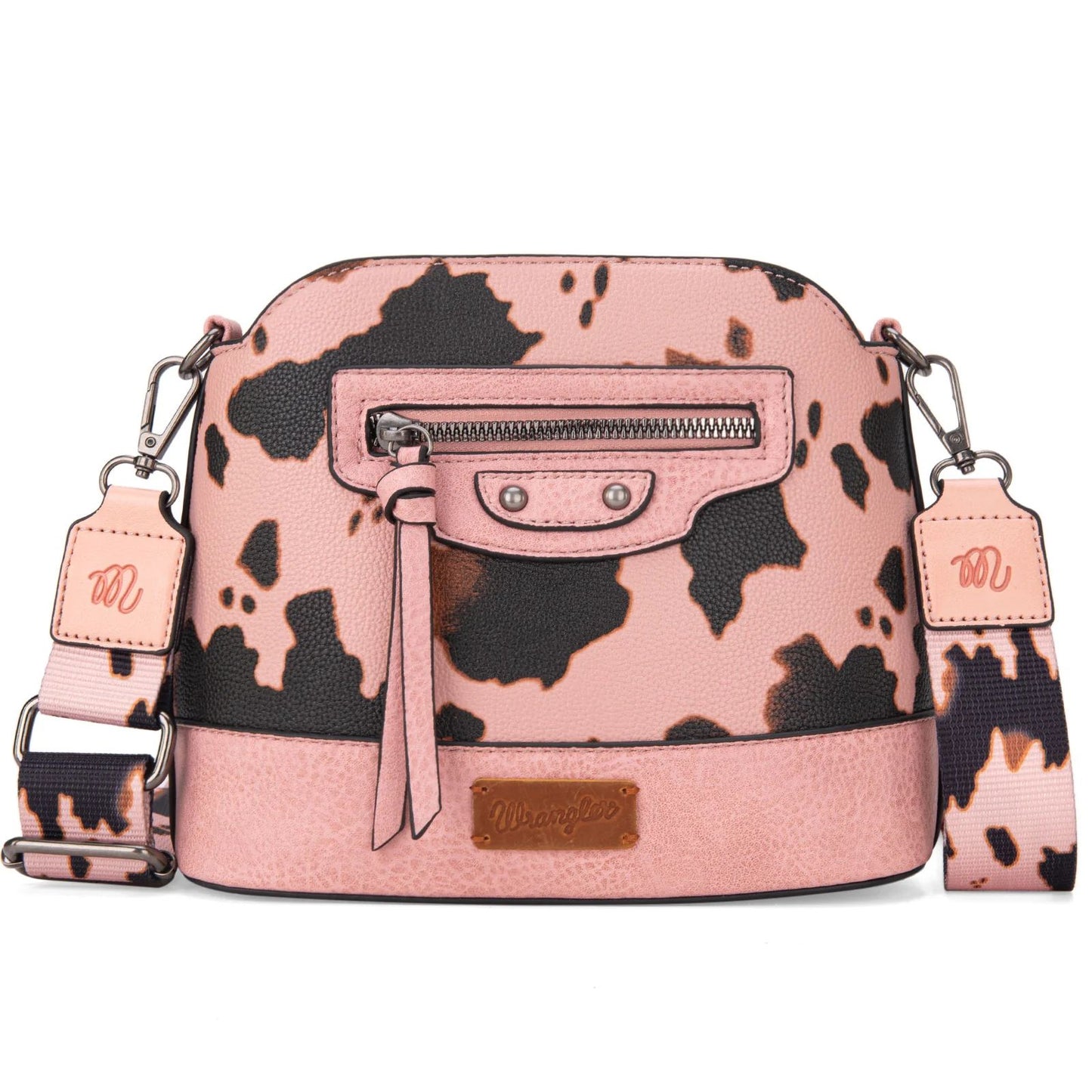 Wrangler Cow Print Crossbody Bag