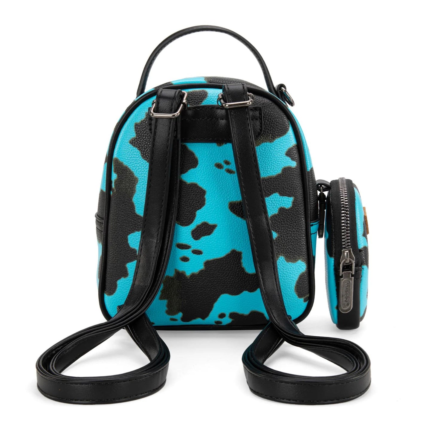 Wrangler Cow Print Mini Backpack With Coin Pouch