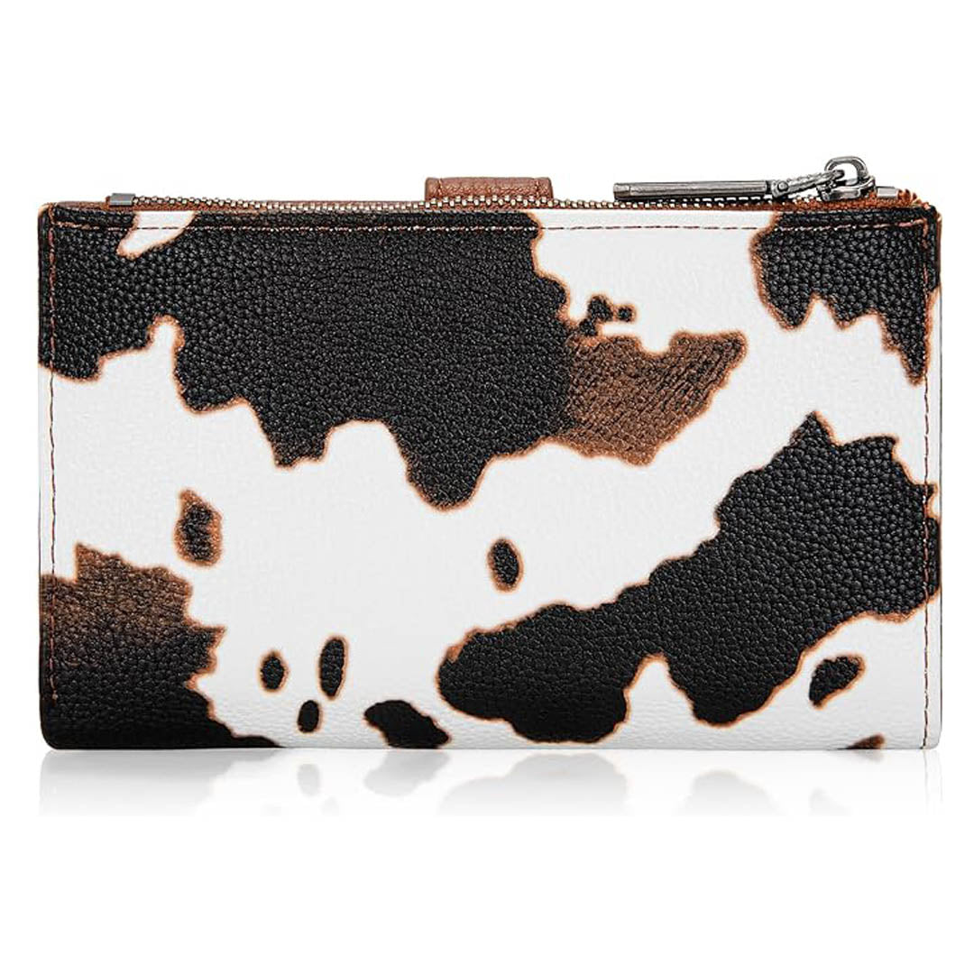 Wrangler Cow Print Snap Bi-Fold Wallet