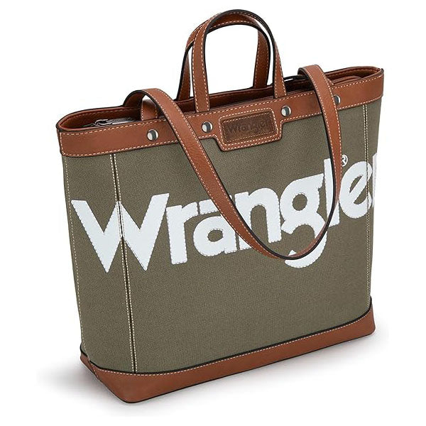 Wrangler Canvas Top Handle Tote/Shoulder Bag