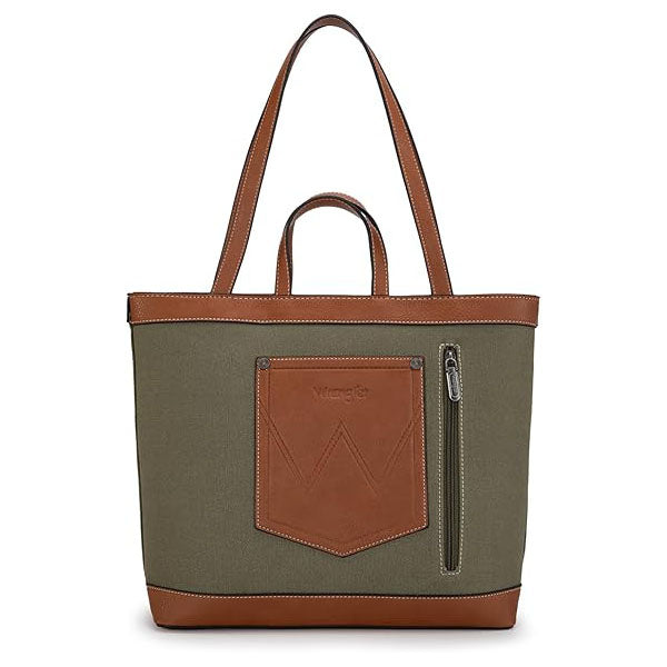 Wrangler Canvas Top Handle Tote/Shoulder Bag