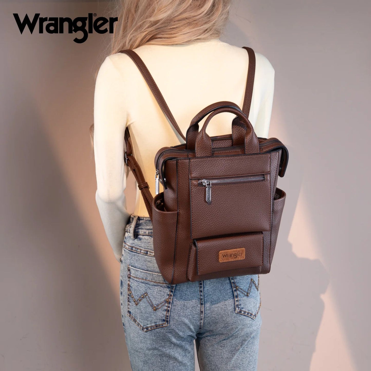 Wrangler Tote/Shoulder Bag Convertible Backpack