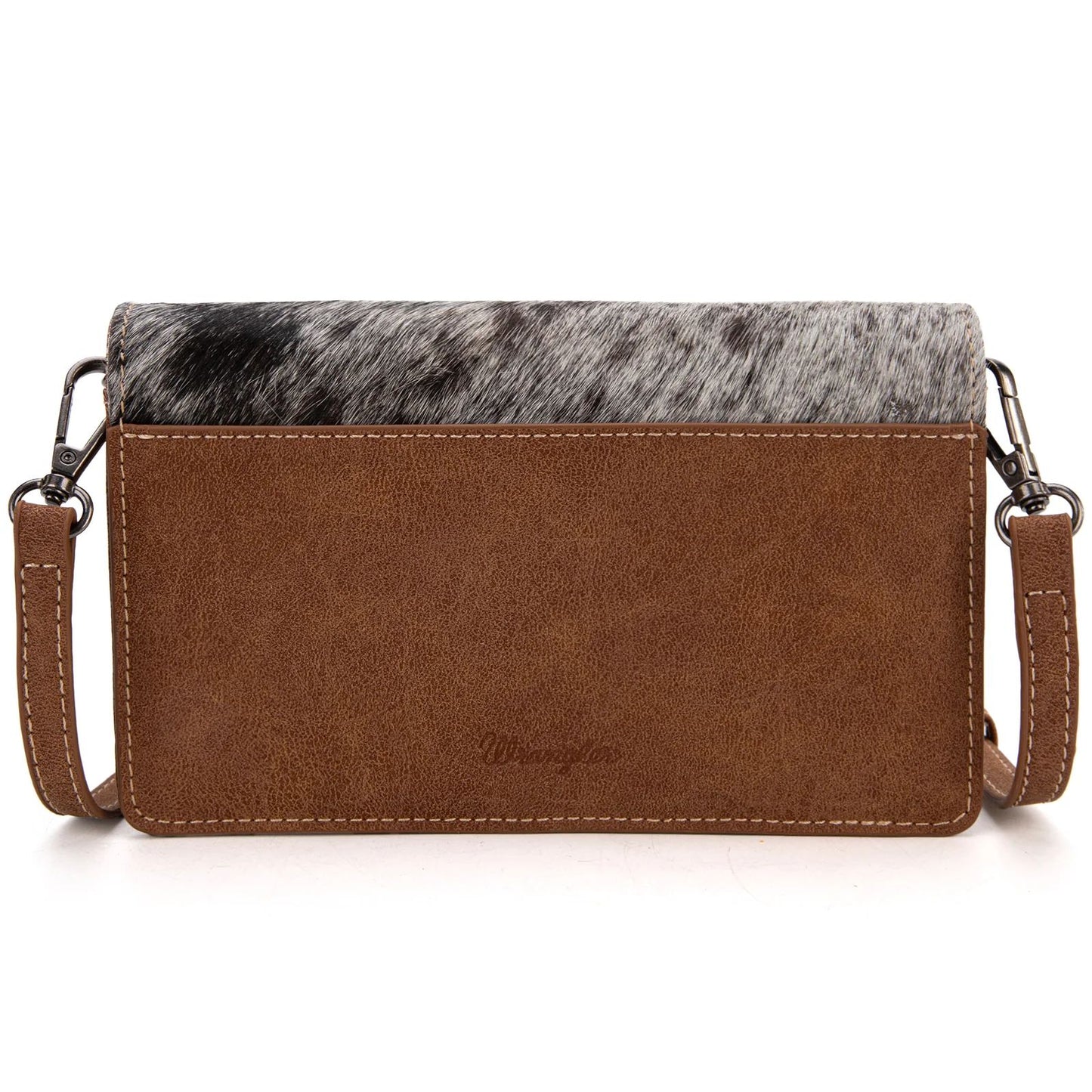 Wrangler Hair-On Cowhide Wallet or Crossbody