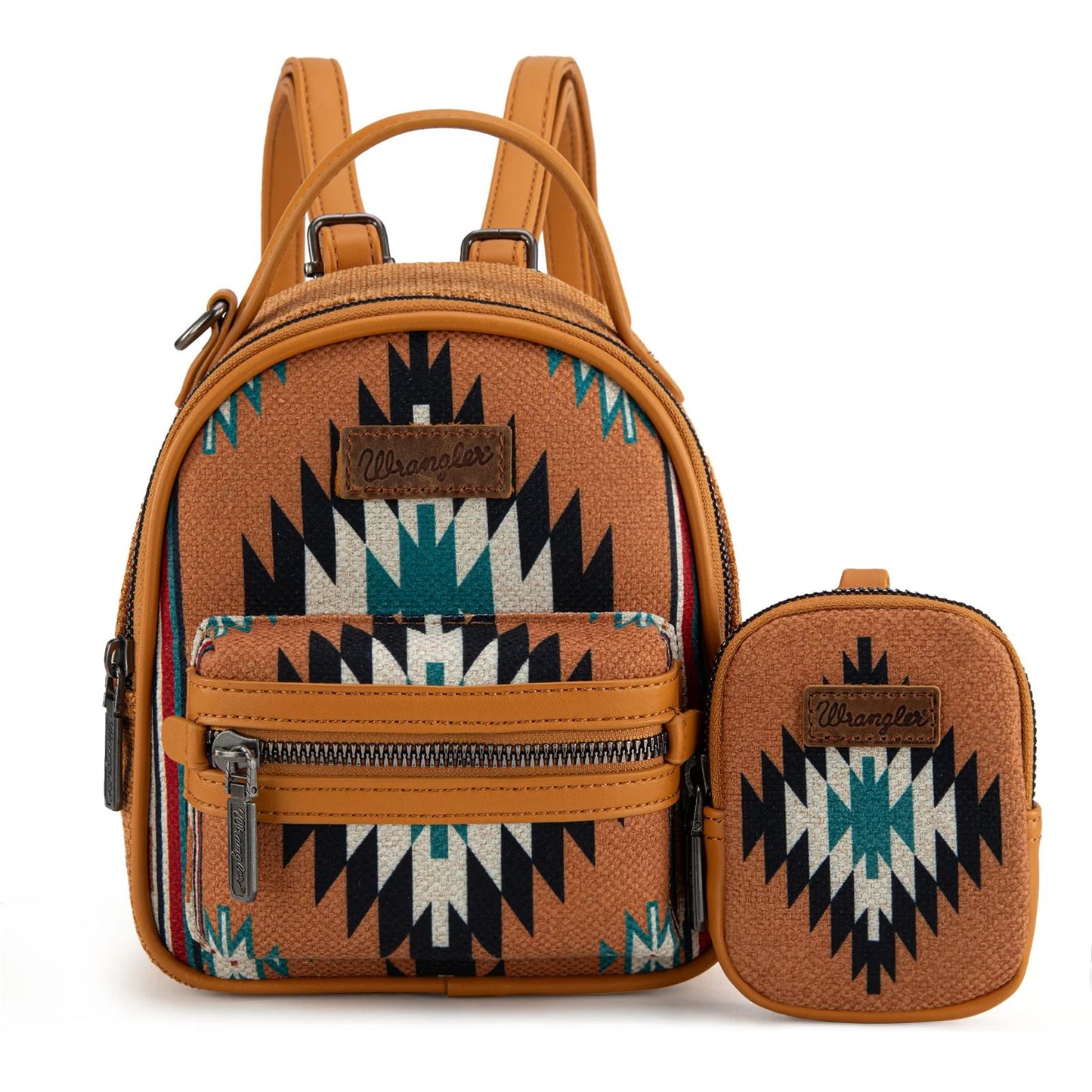 Wrangler Southwestern Knitted Mini Backpack with Coin Pouch