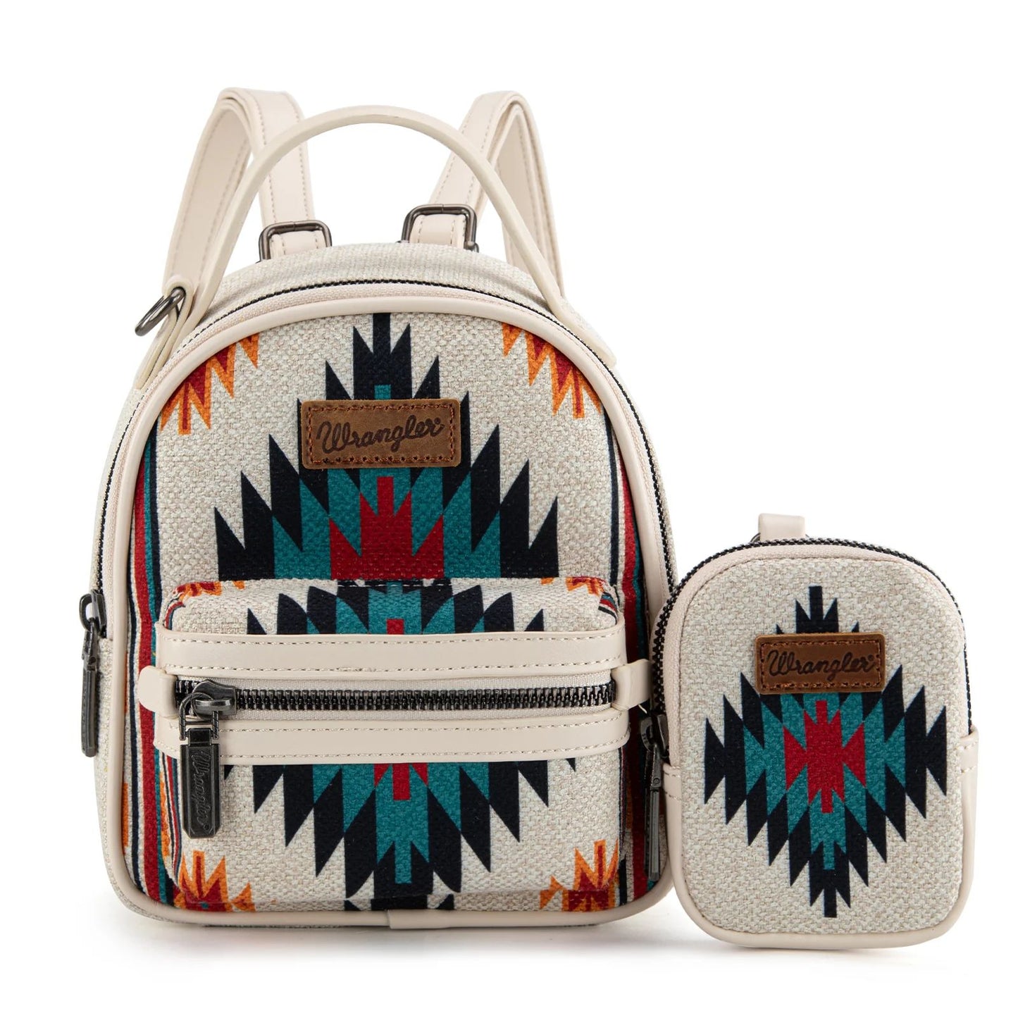 Wrangler Southwestern Knitted Mini Backpack with Coin Pouch